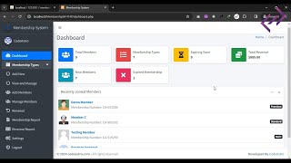 Membership Management System in PHP MySQL with Source Code  CodeAstro [upl. by Harry973]