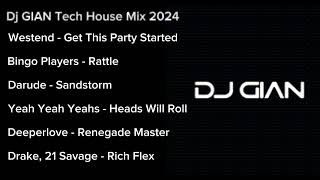 DJ GIAN Tech House Mix 2024  Mix 49 Westend  Get This Party Started [upl. by Nhguaved]