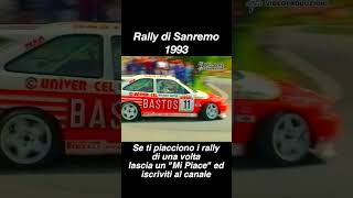 Rally di Sanremo 1993 Short 11 [upl. by Anahsek153]