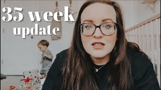 CHOROID PLEXUS CYST PLACENTA ISSUE 35 WEEK PREGNANCY UPDATE  ORGANIZING BABY CLOTHES [upl. by Nylorahs]