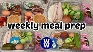 QUICK amp EASY Meal Prep  Breakfast amp Lunch Prep  Weight Watchers  Journey to Healthy [upl. by Tann562]