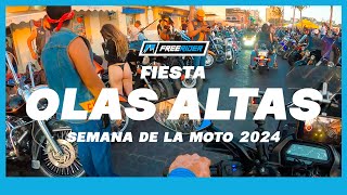 FIESTA MOTOCLUB OLAS ALTAS SEMANA DE LA MOTO MAZATLAN 2024 EN DOMINAR 400 [upl. by Northrup]