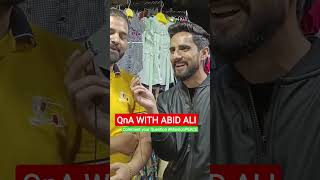 ABID ALI PAKISTANI VIRAL BOY QnA VIDEOMISSION PEACE sohaibchaudhary REAL TV latest india [upl. by Rebmat]