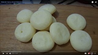 PAN DE YUCA ECUATORIANO🧀🧀🧀 [upl. by Theresina423]