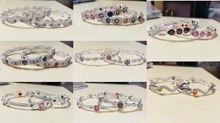 Silver bangles designs with price 2023  Simple silver bangles designs with price 2023 [upl. by Niwde769]