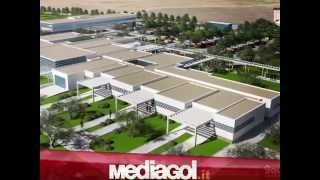 Nuovo Centro Sportivo Palermo a Carini rendering progetto  Mediagolit [upl. by Sotos]