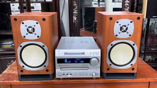 Test dàn Onkyo FRN7TX chỉnh basstreble optical đầy đủ [upl. by Brinn977]