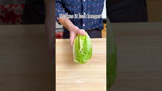 Make romaine lettuce last longer and stay crisp by storing in aluminum foil groceries mealprep [upl. by Adnileb]