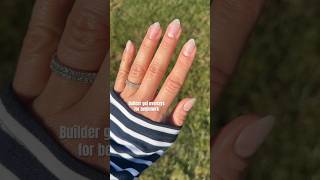 Builder gel overlay for beginners nails buildergel gelnails nailtutorial [upl. by Htrag]