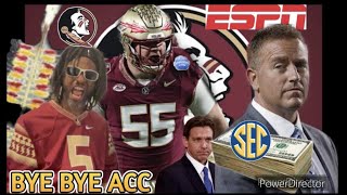 FLORIDA STATE SEMINOLES LEAVING ACC KIRK HERBSTREIT ESPN EXPLAIN amp RON DESANTIS SUES CFP COMMITTIE [upl. by Ycaj]