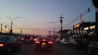 Driving by Howard Beach in QueensNew York [upl. by Rebmik]