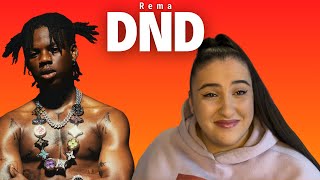 Rema  DND  Just Vibes Reaction [upl. by Oakleil]