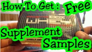 Bodybuilding Free Supplement Samples [upl. by Atsyrc970]