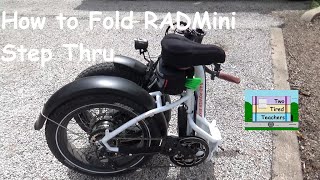 How to Fold RADMini Step Thru [upl. by Accemahs]