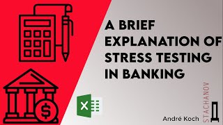 A brief explanation of stress testing in banking under Basel rules with an Excel example [upl. by Aynom94]