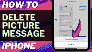 iOS 17 How to Delete Picture Message on iPhone [upl. by Haberman636]