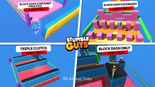 CODE MAP BLOCK DASH WORKSHOP PRACTICE MAP STUMBLE GUYS [upl. by Tiebold]