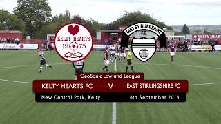 Kelty Hearts v East Stirlingshire  GeoSonic Lowland League 8918 [upl. by Khoury900]