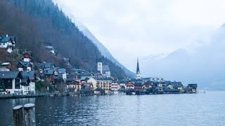 Hallstatt Austria  Hallstatt in winter times  Hallstatt foggy weather  Hallstatt mit Kinder [upl. by Orofselet]