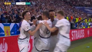 SHAQIRI GOAL  SCOTLAND VS SWITZERLAND UEFA EURO 2024 [upl. by Eimaraj]