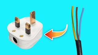 uk 3 pin plug wiring  how to wire a uk plug  wiring a british plug [upl. by Auhsohey783]