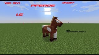 Minecraft Tutorial  In der 16 PferdeEsel zähmen GermanHD [upl. by Xonnel]