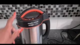 EASY amp QUICK Leek Potato Soup  Morphy Richards Soup Maker [upl. by Kesia839]