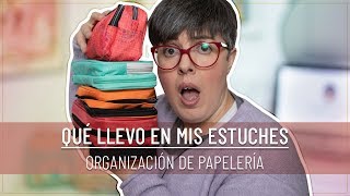 📒 ¿QUÉ LLEVO EN EL ESTUCHE  Los estuches que estoy usando ahora  ORGANIZACIÓN de PAPELERÍA [upl. by Mullac]