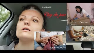 VLOG Médecin pour la miss  Ménage  Cartons  blabla [upl. by Bruis]