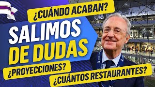 🚧 ¿CÓMO ILUMINARAN EL ESTADIO ¿MEJORES RESTAURANTES Obras del Santiago Bernabéu [upl. by Atilal401]