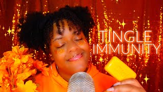 ASMR 🧡✨Relaxing Triggers to Help Cure Your Tingle Immunity🍊🍑✨  A Bit Chaotic amp Tingly 😁 [upl. by Wonacott]