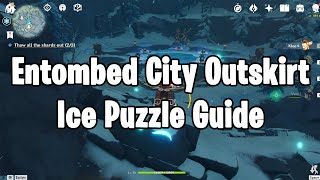 Entombed City Outskirt Ice Puzzle Guide  Genshin Impact [upl. by Etteniuqna]