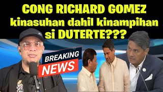 Cong Richard Gomez kinasuhan dahil kinampihan si DUTERTE [upl. by Aivad667]