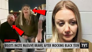 MASSIVE Brawl Ignites After Bigots Mock Black Teen [upl. by Vonny507]