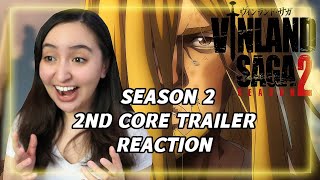 VINLAND SAGA SEASON 2 THE 2ND CORE TRAILER REACTION [upl. by Gnof]