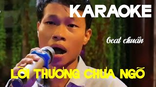 KARAOKE Guitar Tone Nam  Lời Thương Chưa Ngõ  KARAOKE Bolero Guitar [upl. by Martelli107]