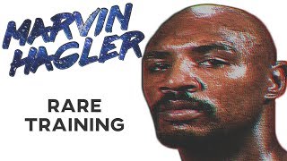 Marvin Hagler RARE Training In Prime [upl. by Niamjneb]