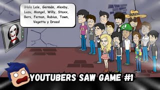 RESCATANDO a TRECE YOUTUBERS  Youtubers Saw Game Parte 1 [upl. by Darby]