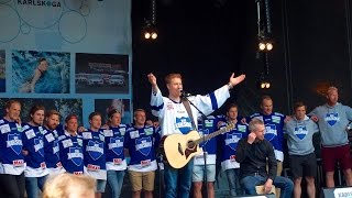 TrÃ¶jan i BIK  Tobias Frisk  Live Karlskogafesten 2015 [upl. by Gurney]