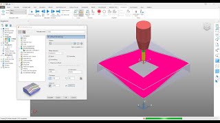 PowerMill 5Axis Toolpath 02 I 3D Offset Finishing [upl. by Kerman]