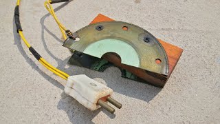 How to heat water using the used disc of an angle grinder [upl. by Hackathorn]