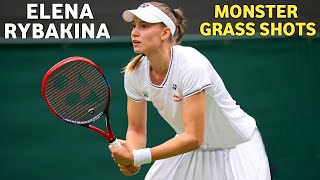 Elena Rybakina Monster Grass Shots  Most Aggressive Wta Tennis  Tennis Question HD [upl. by Einitsed]