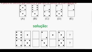 Curso de Raciocínio Lógico Teste Psicotécnico Detran e concursos Raciocínio abstrato Figuras Dominós [upl. by Llevart]