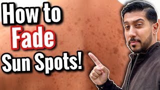 How to Fade Sun Spots  Fast and Easy Sun Spot Removal in 5 Steps [upl. by Paynter325]