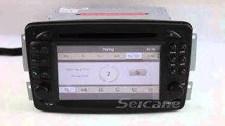 W203 navigationW203 head unit removal and replacement [upl. by Volding]