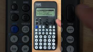 Making your Casio fx83 GT calculator give the answer as a decimal by default [upl. by Nybbor]