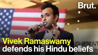 Vivek Ramaswamy defends his Hindu beliefs [upl. by Ainatit727]