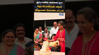 💜ஜப்பானில் களைகட்டிய நெப்போலியன் மகன் திருமண கொண்டாட்டம் 💜 tamilsociety trending marriage [upl. by Jerol527]