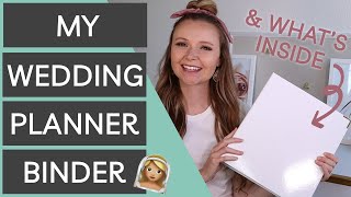 What’s in my Wedding Planner Binder  DIY Wedding Planner Binder Tutorial [upl. by Beyer]