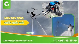 Máy bay chữa cháy kết hợp với xe cứu hỏa chữa cháy ở độ cao 60m G600 [upl. by Nerha]